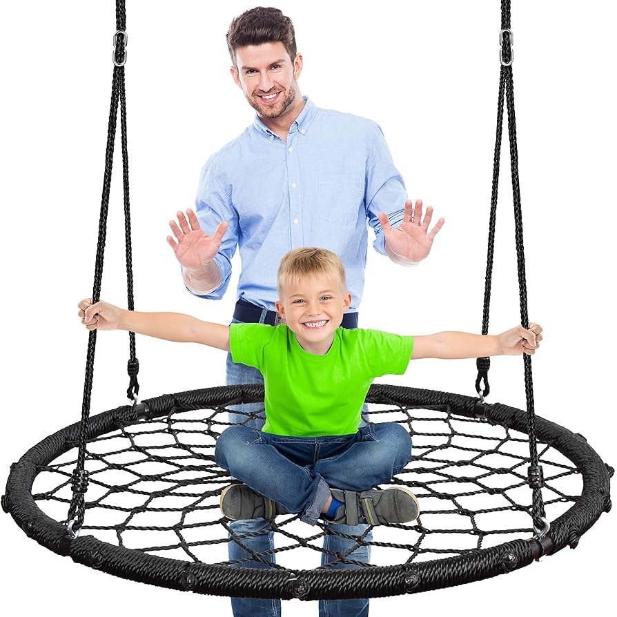Amazon.com: SereneLife SLSWNG200 Spider Swing-Netted Webbed